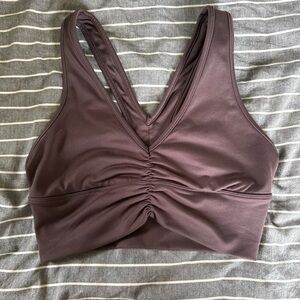 Alo ruched bra/crop top